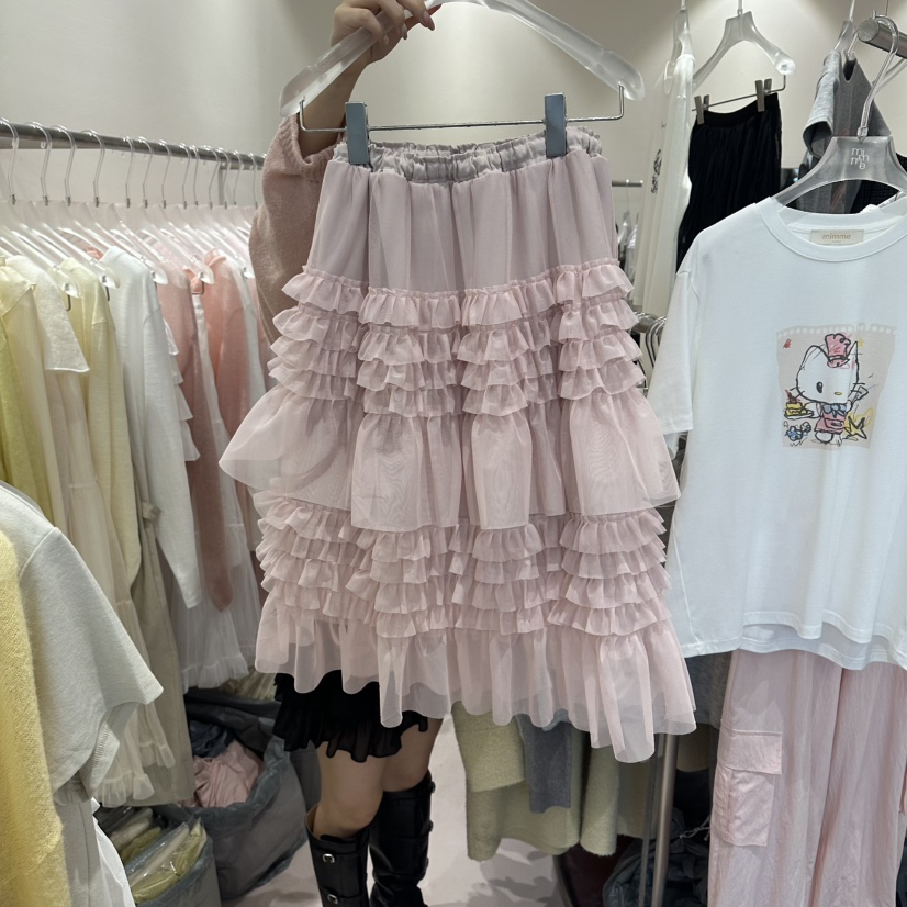 MIMME/LOOKK東大門直郵女士新品推薦半身裙中短裙雙排扣MIMME/LOOKK半身裙/中短裙圖色2