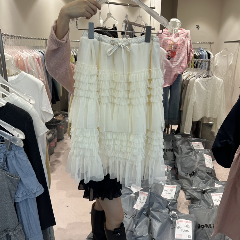 MIMME/LOOKK東大門直郵女士新品推薦半身裙中短裙雙排扣MIMME/LOOKK半身裙/中短裙圖色3