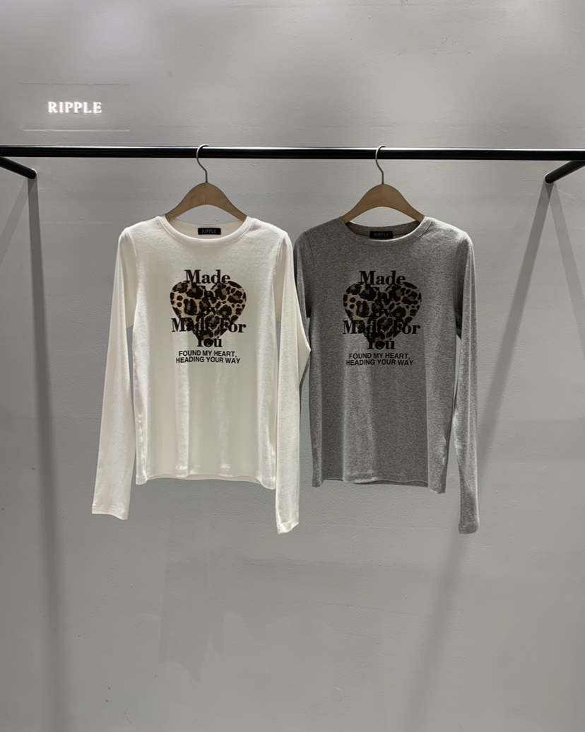 RIPPLE-P東大門實拍女裝新款推薦真品時尚職業人氣長袖T恤RIPPLE-P長袖T恤