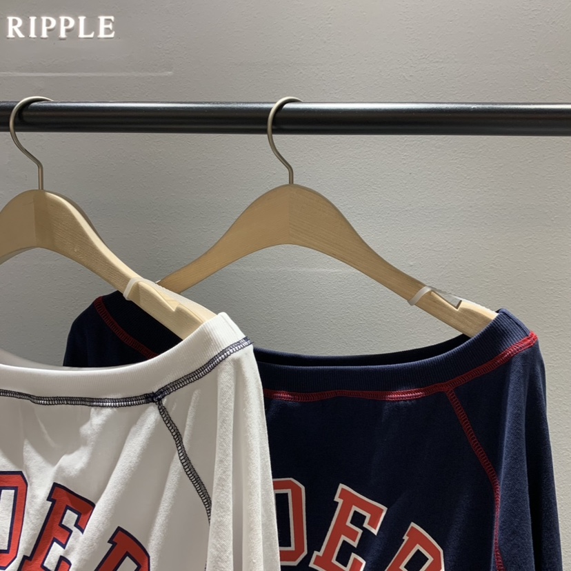 RIPPLE-P韓國代購女裝新品推薦熱賣職業人氣休閑長袖T恤RIPPLE-P長袖T恤