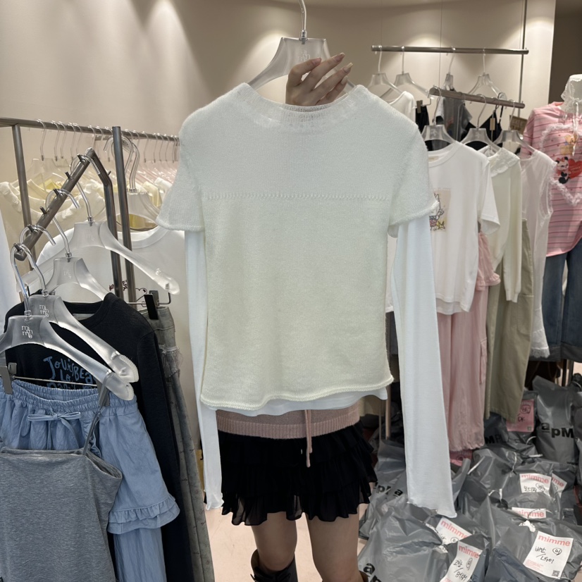 MIMME/LOOKK韓國代購女裝新品職業熱賣真品人氣時尚針織衫MIMME/LOOKK針織衫圖色2