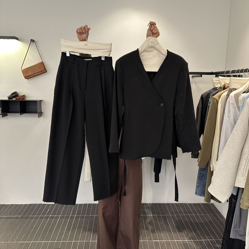 FIND-P東大門代購女裝新品休閑人氣26春夏推薦時尚休閑褲FIND-P休閑褲