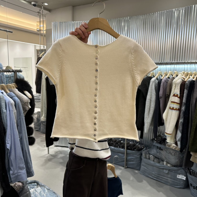 ALEGRE東大門代購女士新款職業熱賣人氣推薦真品休閑針織衫ALEGRE針織衫圖色1