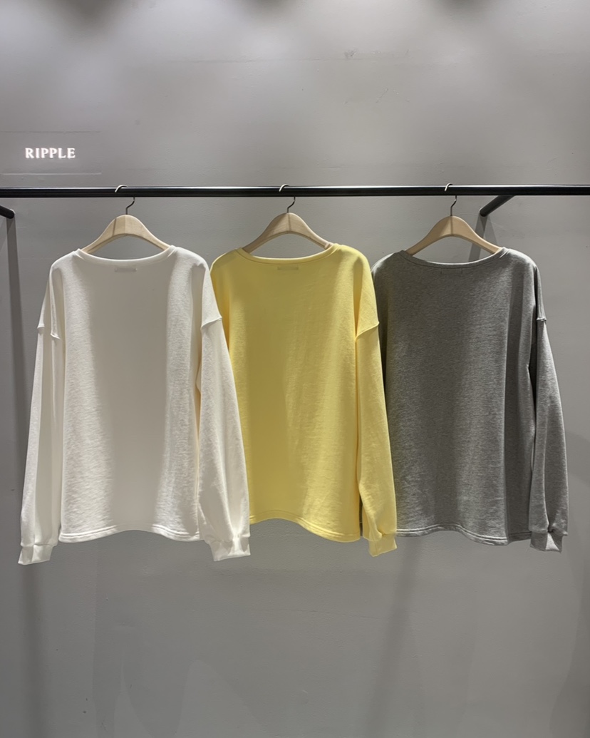 RIPPLE-P東大門實拍女裝新品推薦真品人氣26春夏休閑衛衣RIPPLE-P衛衣