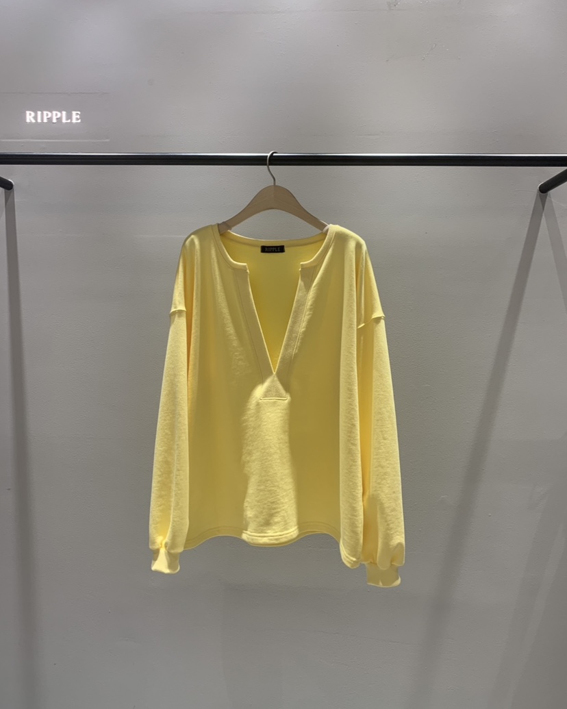 RIPPLE-P東大門實拍女裝新品推薦真品人氣26春夏休閑衛衣RIPPLE-P衛衣圖色2