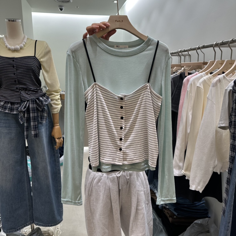 PART3韓國代購女士新品職業26春夏真品熱賣時尚套裝不含項鏈Part.3套裝圖色1