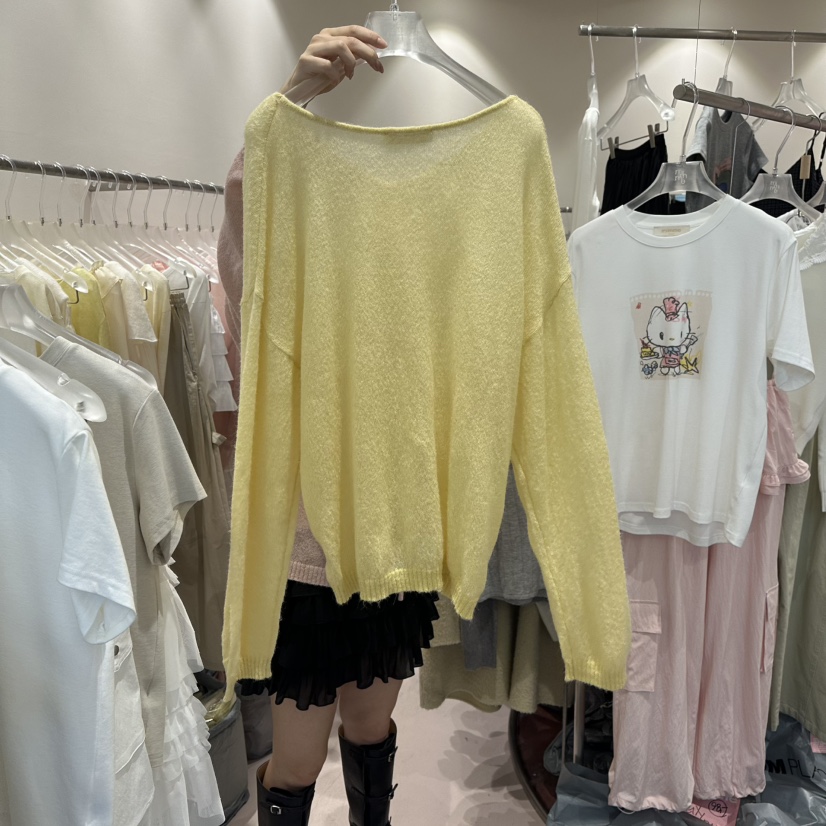 MIMME/LOOKK韓國直郵女士新品真品休閑熱賣針織衫馬海毛MIMME/LOOKK針織衫