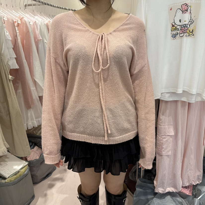 MIMME/LOOKK韓國直郵女士新品真品休閑熱賣針織衫馬海毛MIMME/LOOKK針織衫圖色2