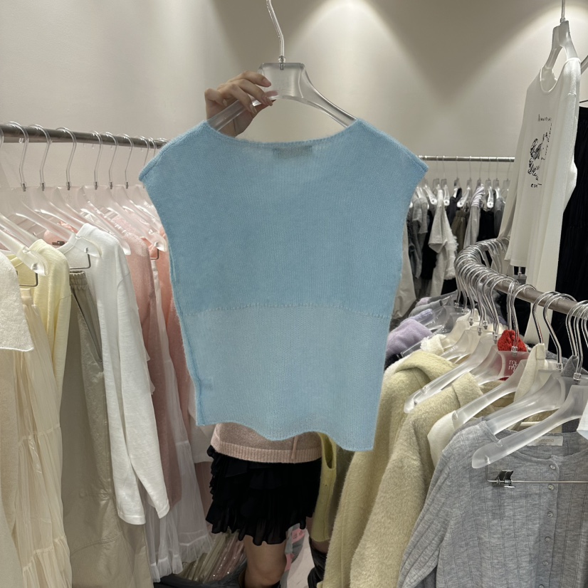 MIMME/LOOKK東大門代購女士新品真品推薦休閑吊帶背心鏤空MIMME/LOOKK吊帶/背心