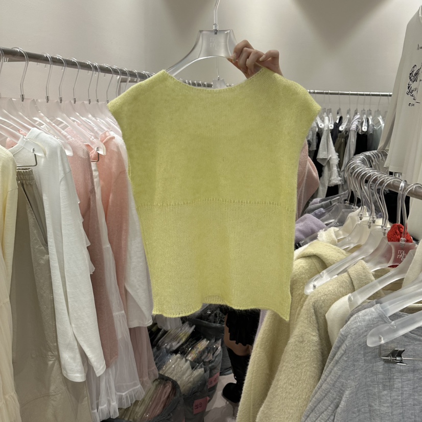 MIMME/LOOKK東大門代購女士新品真品推薦休閑吊帶背心鏤空MIMME/LOOKK吊帶/背心圖色2