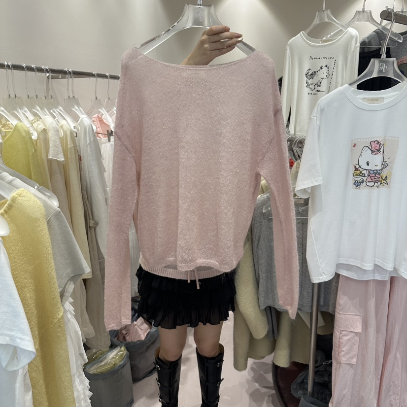 MIMME/LOOKK韓國直郵女士新款職業休閑人氣針織衫馬海毛MIMME/LOOKK針織衫圖色3