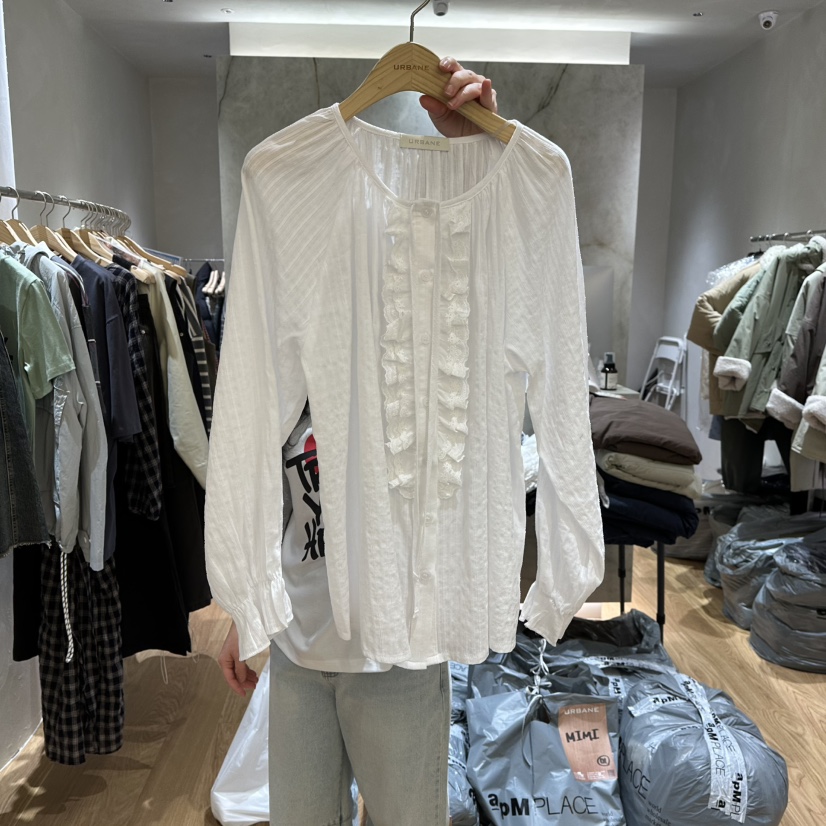 URBANE-P東大門直郵女裝新品人氣時尚真品推薦襯衫蕾絲衫URBANE-P襯衫/蕾絲衫圖色1