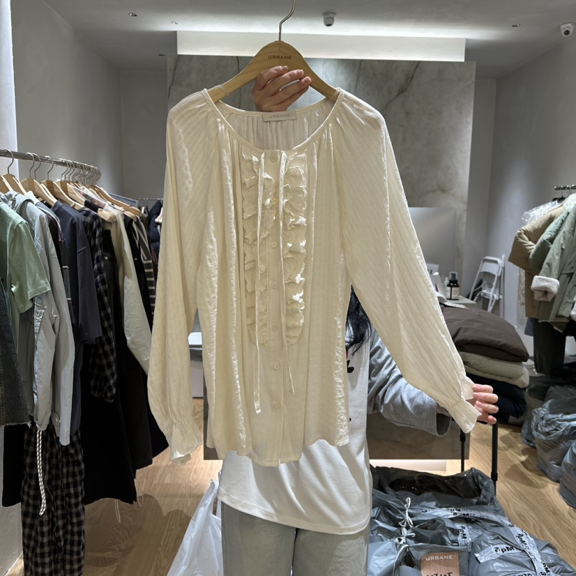 URBANE-P東大門直郵女裝新品人氣時尚真品推薦襯衫蕾絲衫URBANE-P襯衫/蕾絲衫圖色2