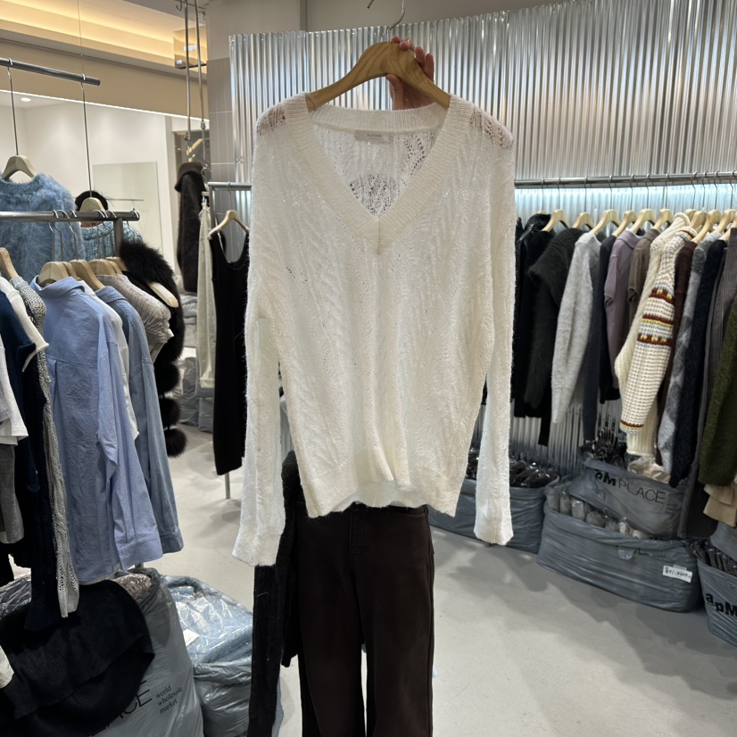 ALEGRE東大門實拍女裝新款推薦時尚休閑人氣職業真品針織衫ALEGRE針織衫圖色2