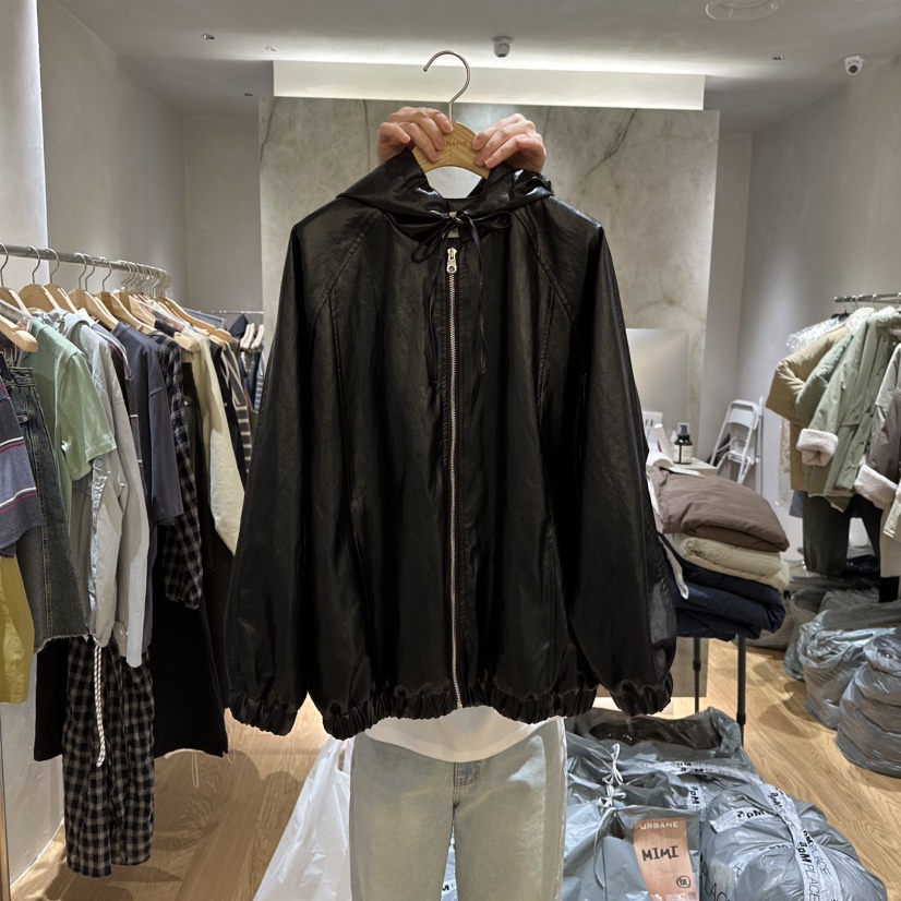 URBANE-P東大門直郵女裝新品熱賣真品休閑人氣夾克皮革拉鏈URBANE-P夾克圖色1