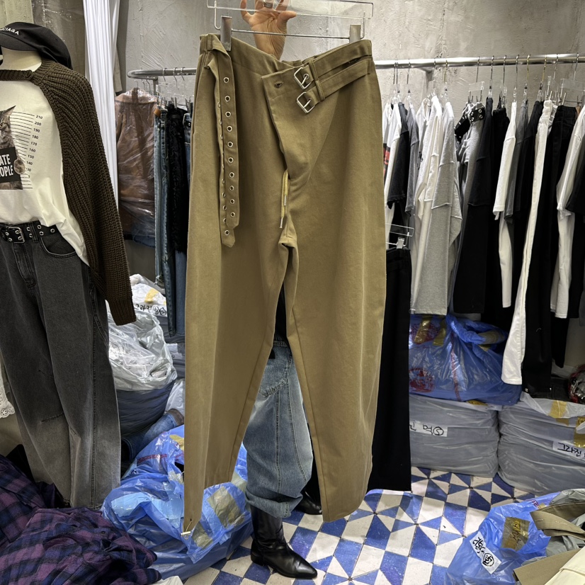 AMOUR韓國代購女裝新款真品推薦26春夏熱賣休閑職業休閑褲AMOUR休閑褲圖色1