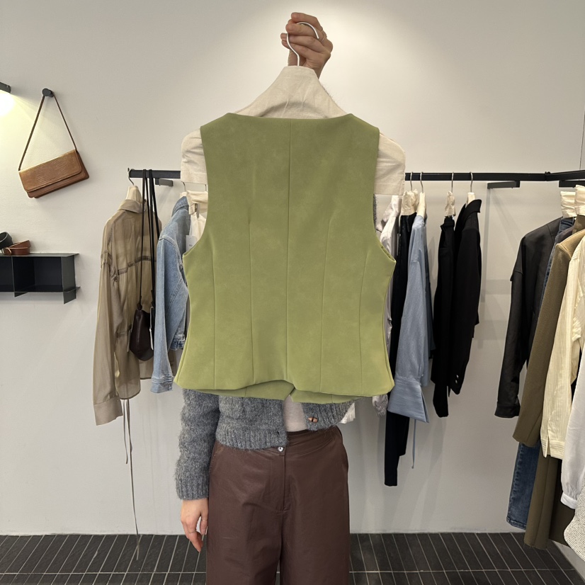 FIND-P東大門實拍女裝新品推薦26春夏人氣時尚職業熱賣馬甲FIND-P馬甲