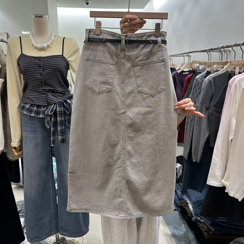 PART3東大門實拍女士新款休閑推薦人氣26春夏長裙不含腰帶Part.3長裙