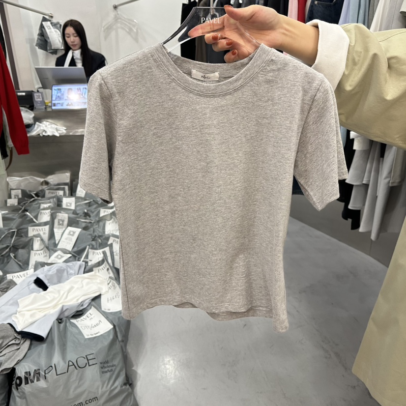 PAVEL韓國代購女士新品休閑真品職業26春夏時尚熱賣推薦T恤PAVELT恤圖色2