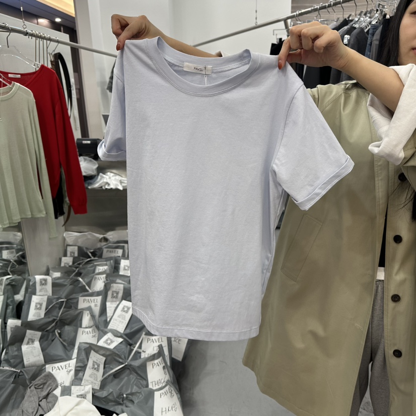 PAVEL韓國代購女士新品休閑真品職業26春夏時尚熱賣推薦T恤PAVELT恤圖色3