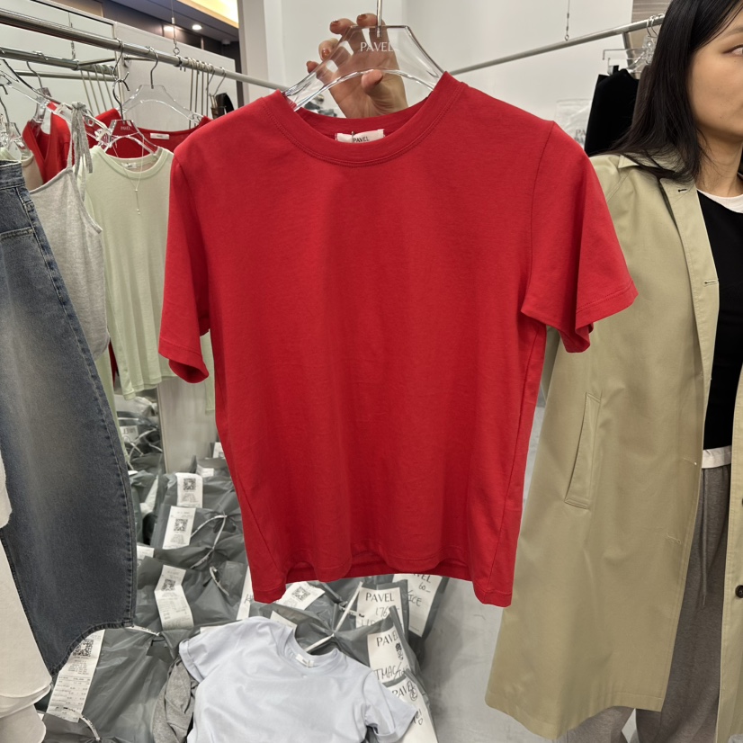PAVEL韓國代購女士新品休閑真品職業26春夏時尚熱賣推薦T恤PAVELT恤圖色5