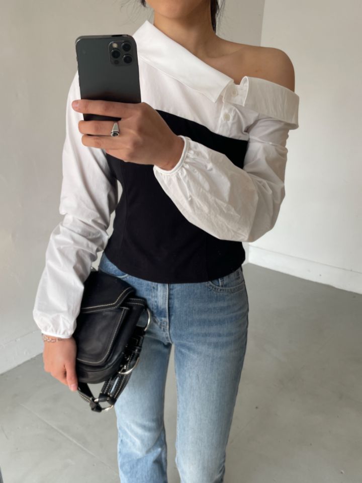 CRONG東大門代購女士新品人氣熱賣休閑推薦職業襯衫蕾絲衫CRONG襯衫/蕾絲衫