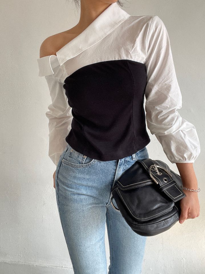 CRONG東大門代購女士新品人氣熱賣休閑推薦職業襯衫蕾絲衫CRONG襯衫/蕾絲衫