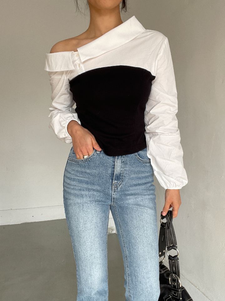 CRONG東大門代購女士新品人氣熱賣休閑推薦職業襯衫蕾絲衫CRONG襯衫/蕾絲衫