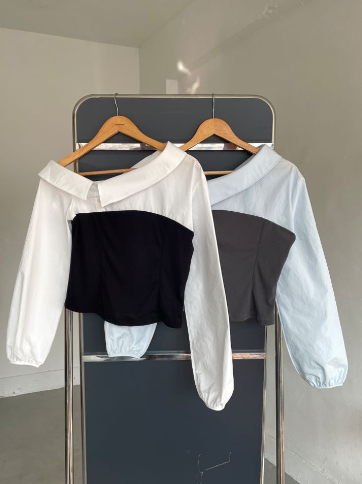 CRONG東大門代購女士新品人氣熱賣休閑推薦職業襯衫蕾絲衫CRONG襯衫/蕾絲衫圖色2左二色