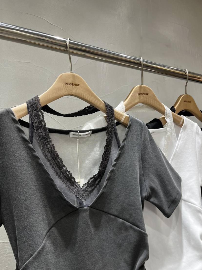 INSSENSE-A東大門代購女裝新品職業休閑真品推薦T恤假兩件INSSENSE-AT恤