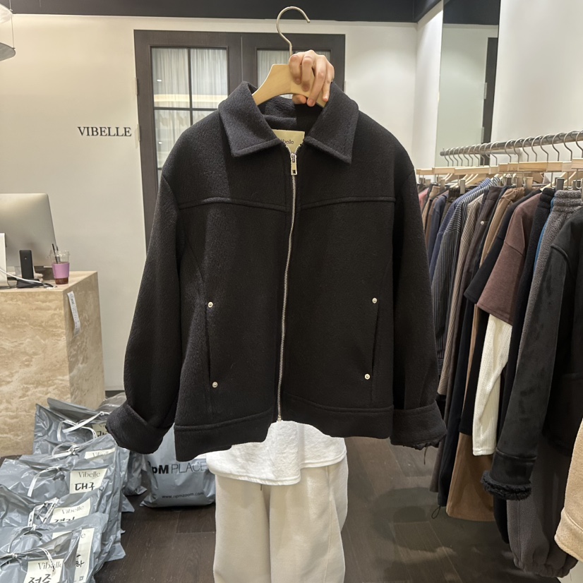 VIBELLE韓國代購女裝新品26春夏真品休閑職業人氣時尚夾克VIBELLE夾克圖色2