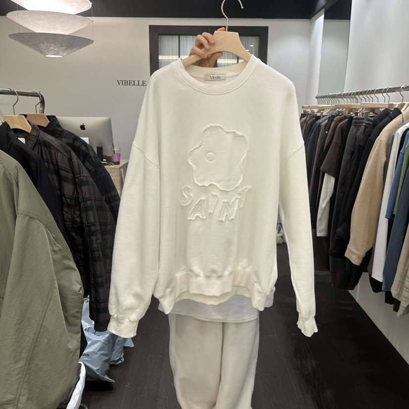 VIBELLE東大門直郵女士新品職業熱賣休閑真品人氣26春夏衛衣VIBELLE衛衣圖色2