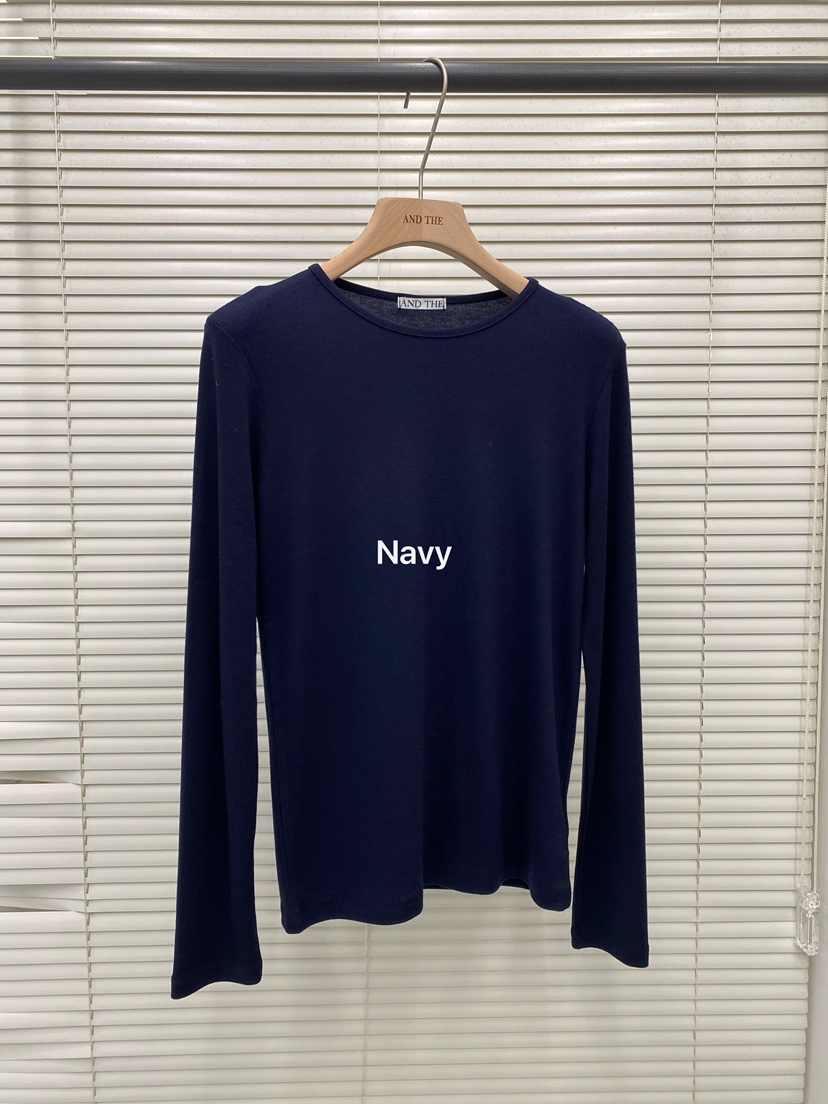 AND THE東大門直郵女士新品26春夏人氣推薦熱賣真品長袖T恤AND THE長袖T恤圖色4