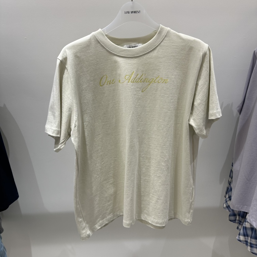 LOW MOMENT東大門直郵女士新品人氣26春夏職業真品熱賣T恤LOW MOMENTT恤圖色2