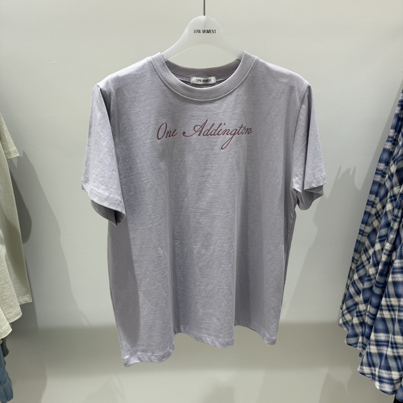LOW MOMENT東大門直郵女士新品人氣26春夏職業真品熱賣T恤LOW MOMENTT恤圖色3