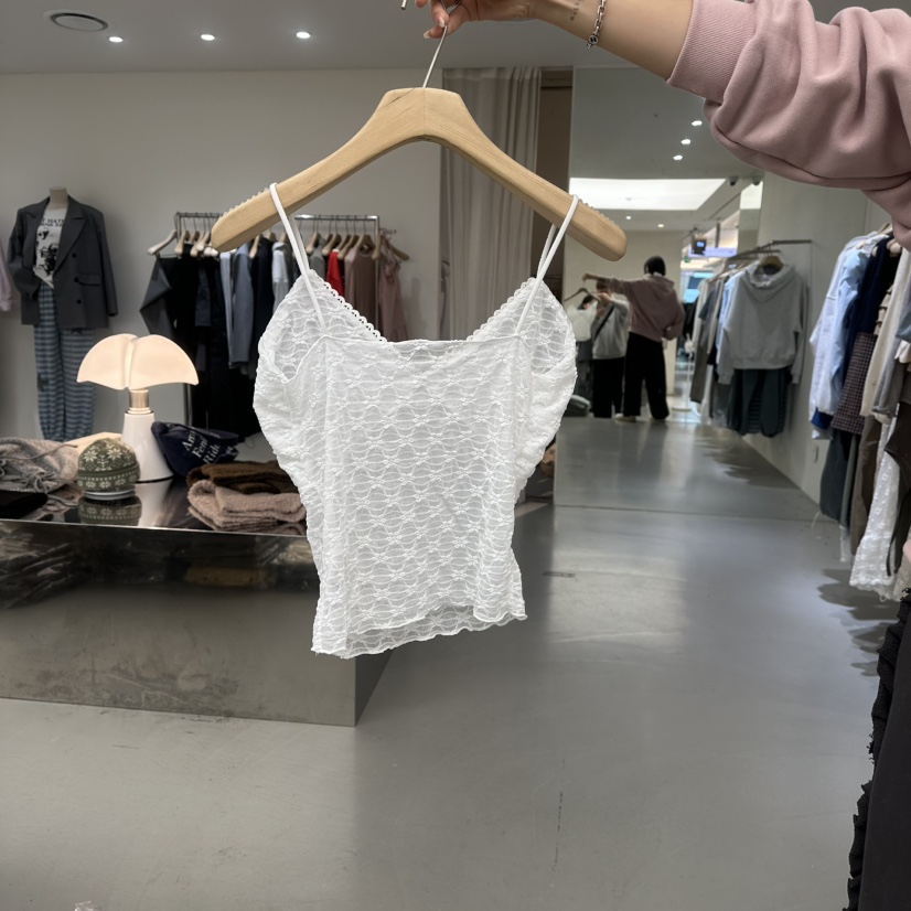 VAULT東大門直郵女裝新款26春夏人氣職業休閑吊帶背心蕾絲VAULT吊帶/背心