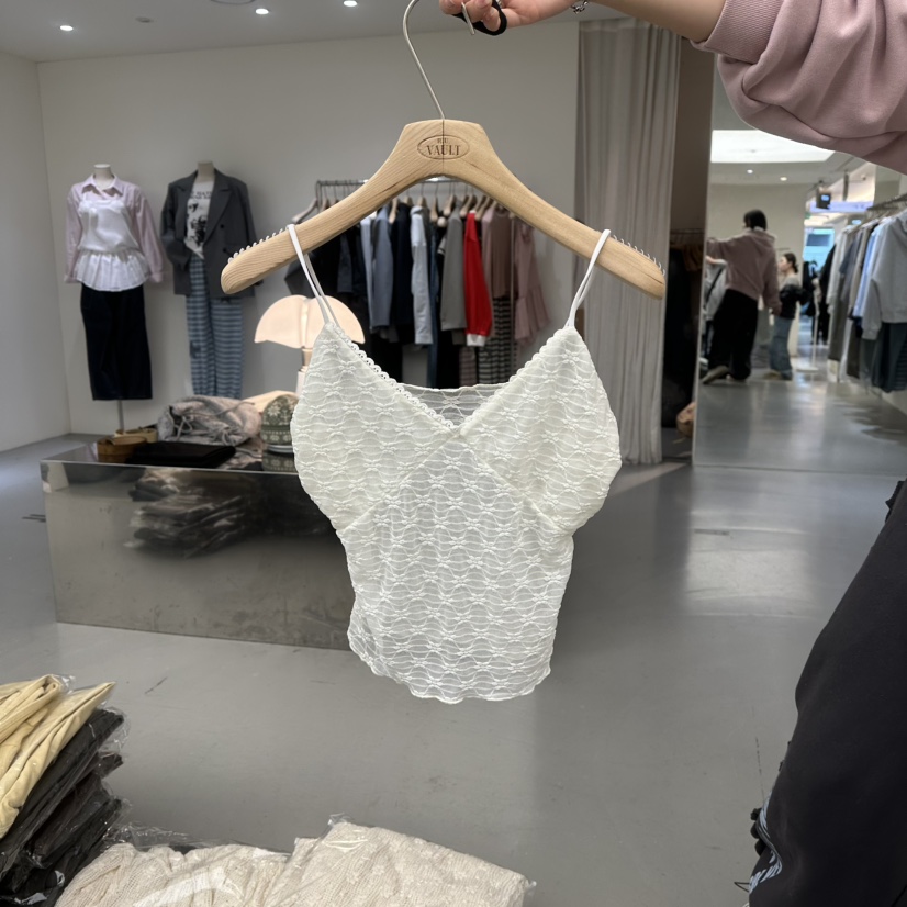 VAULT東大門直郵女裝新款26春夏人氣職業休閑吊帶背心蕾絲VAULT吊帶/背心圖色3