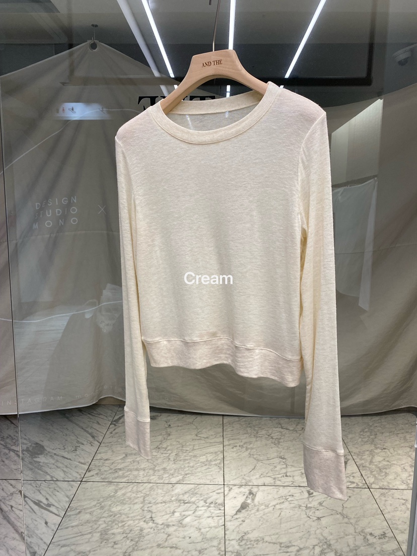 AND THE東大門直郵女裝新款休閑推薦人氣時尚職業長袖T恤AND THE長袖T恤圖色4