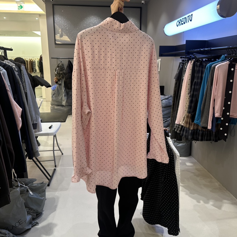 CREDITO韓國代購女士新款人氣推薦職業真品休閑襯衫蕾絲衫CREDITO襯衫/蕾絲衫