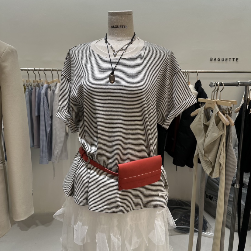 BAGUETTE-P東大門實拍女士新款休閑推薦職業熱賣人氣T恤BAGUETTE-PT恤圖色4
