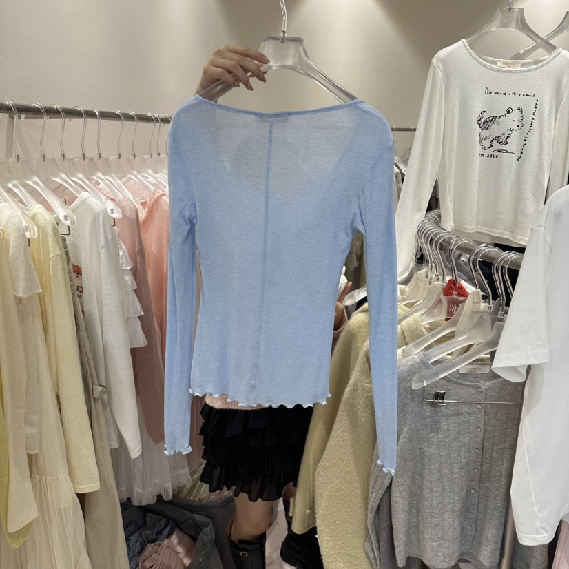 MIMME/LOOKK東大門直郵女裝新品推薦時尚熱賣職業長袖T恤MIMME/LOOKK長袖T恤