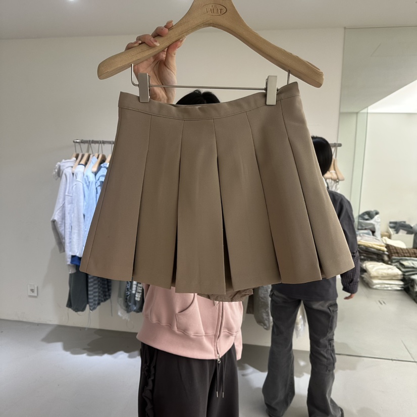 VAULT東大門代購女士新品人氣職業真品推薦時尚裙褲百褶褶裙VAULT裙褲圖色1