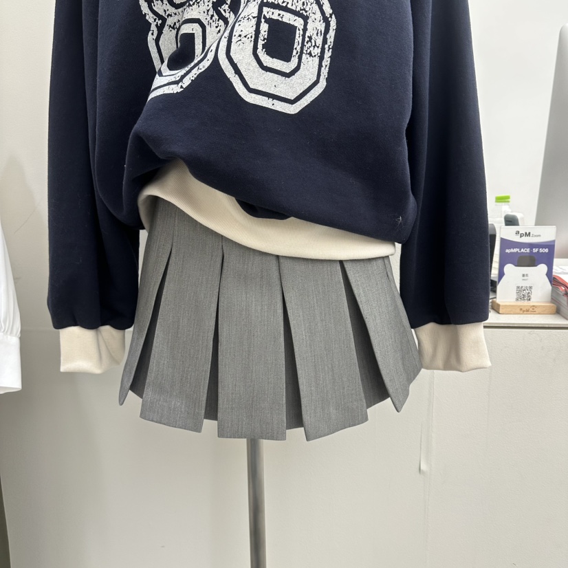 VAULT東大門代購女士新品人氣職業真品推薦時尚裙褲百褶褶裙VAULT裙褲圖色2