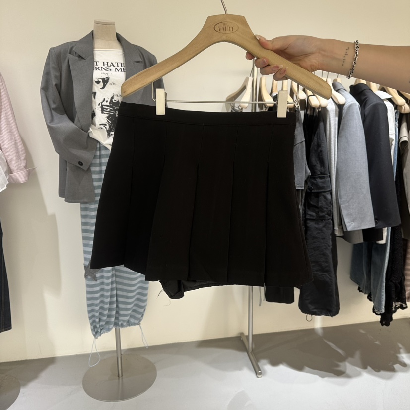 VAULT東大門代購女士新品人氣職業真品推薦時尚裙褲百褶褶裙VAULT裙褲圖色3