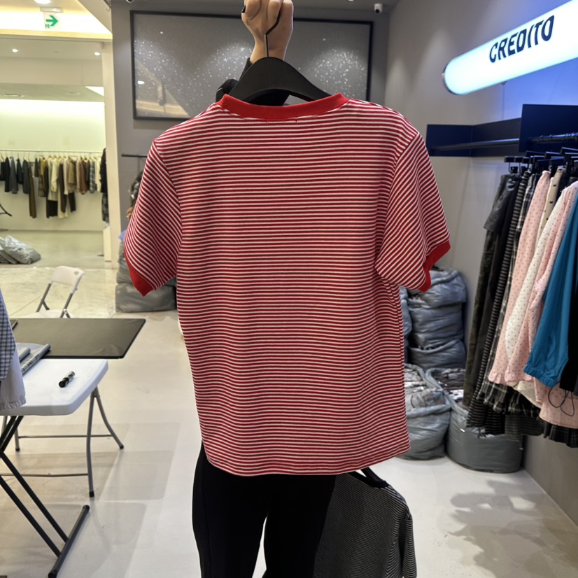 CREDITO東大門代購女士新品休閑職業時尚熱賣推薦26春夏T恤CREDITOT恤