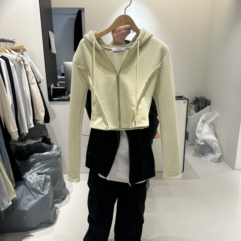 BEENS東大門實拍女裝新品職業熱賣真品推薦休閑26春夏衛衣拉鏈BEENS衛衣圖色1