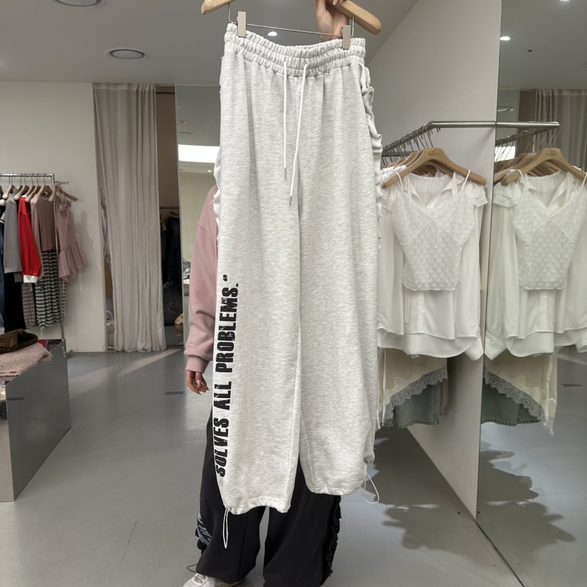 VAULT東大門實拍女裝新品人氣職業推薦休閑真品休閑褲荷葉邊VAULT休閑褲圖色1