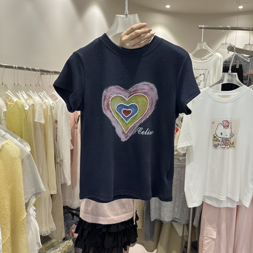 MIMME/LOOKK韓國直郵女士新品時尚26春夏真品人氣職業T恤MIMME/LOOKKT恤圖色3