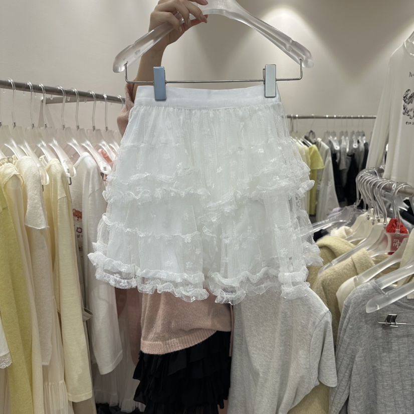 MIMME/LOOKK韓國直郵女士新品休閑推薦真品人氣短裙荷葉邊MIMME/LOOKK短裙