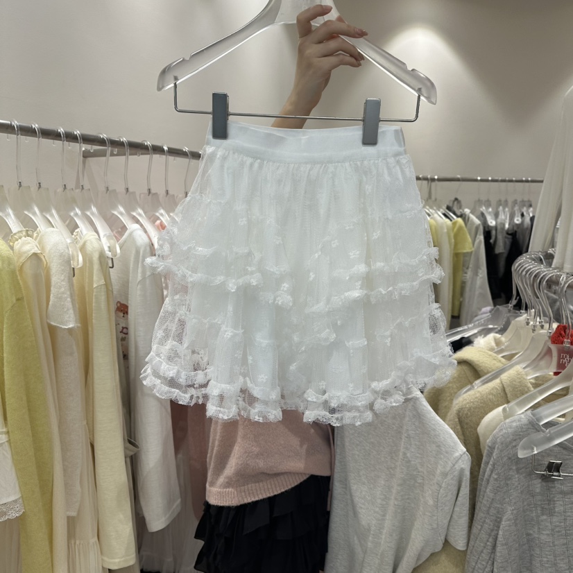 MIMME/LOOKK韓國直郵女士新品休閑推薦真品人氣短裙荷葉邊MIMME/LOOKK短裙圖色1